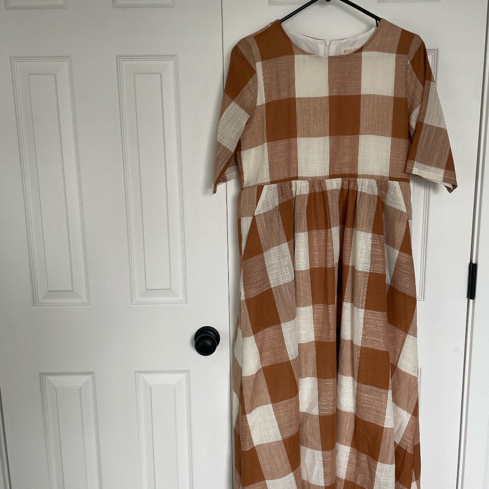 Buffalo Plaid Maxi Dress